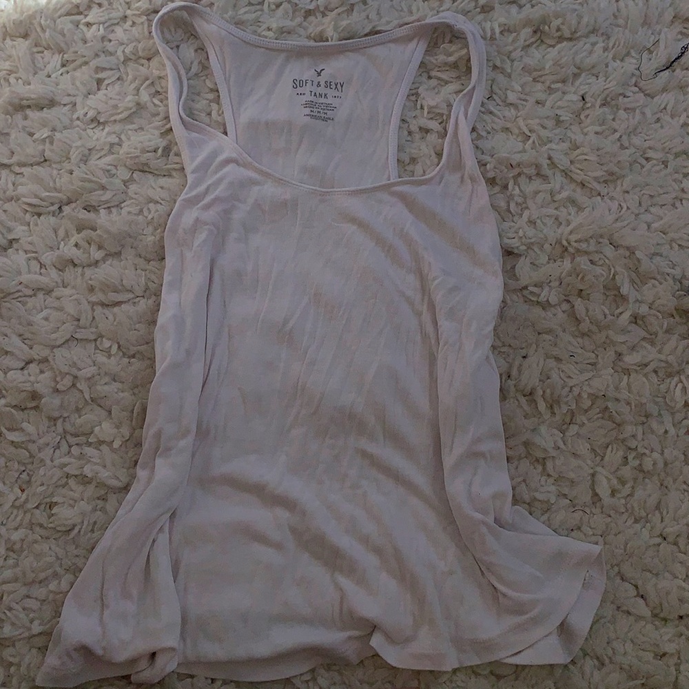 soft n sexy white tank - Picture 3 of 3